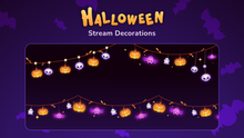 Load image into Gallery viewer, Halloween Stream Decorations for Streamlabs, StreamElements, and OBS
