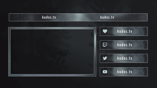 Heavy Rain — Stream Header, Label and Webcam Overlay Pack for OBS