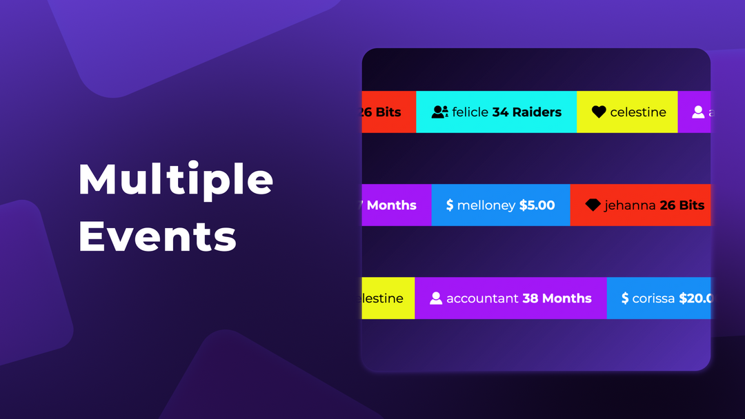 Horizontal Event List