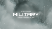 Load image into Gallery viewer, Military - Twitch Overlay and Alerts Package for OBS Studio
