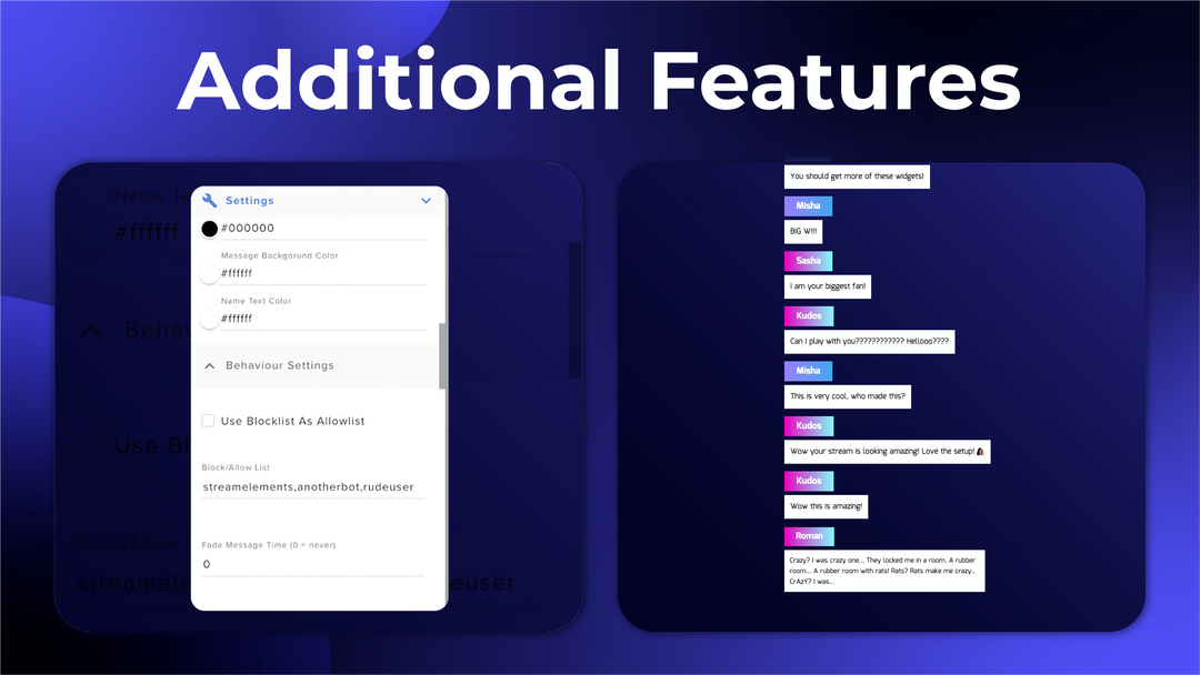 Minimal Gradient Chat Widget