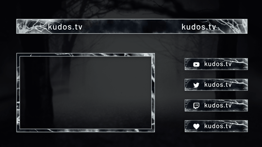 Mist — Stream Header, Label and Webcam Overlay Pack for OBS