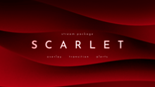 Load image into Gallery viewer, Scarlet - Twitch Overlay and Alerts Package for OBS Studio
