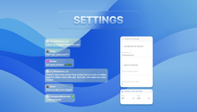 Load image into Gallery viewer, Glass Chat Widget for Twitch &amp; YouTube – Modern Transparent Chat Overlay for OBS &amp; StreamElements
