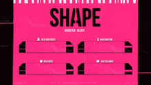 Load image into Gallery viewer, Shape - Animated Alerts for Twitch, Youtube and Facebook Gaming
