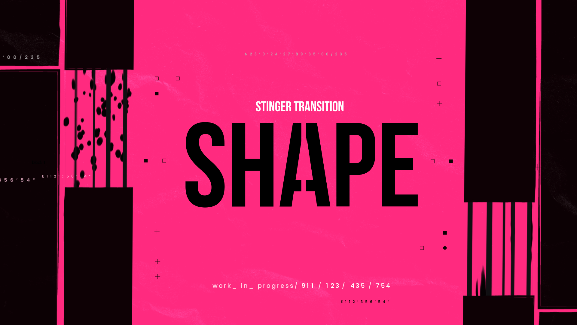 Shape - Stinger Transition for Twitch, Youtube and Facebook