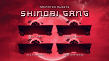 Load image into Gallery viewer, Shinobi Gang - Animated Alerts for Twitch, Youtube and Facebook Gaming
