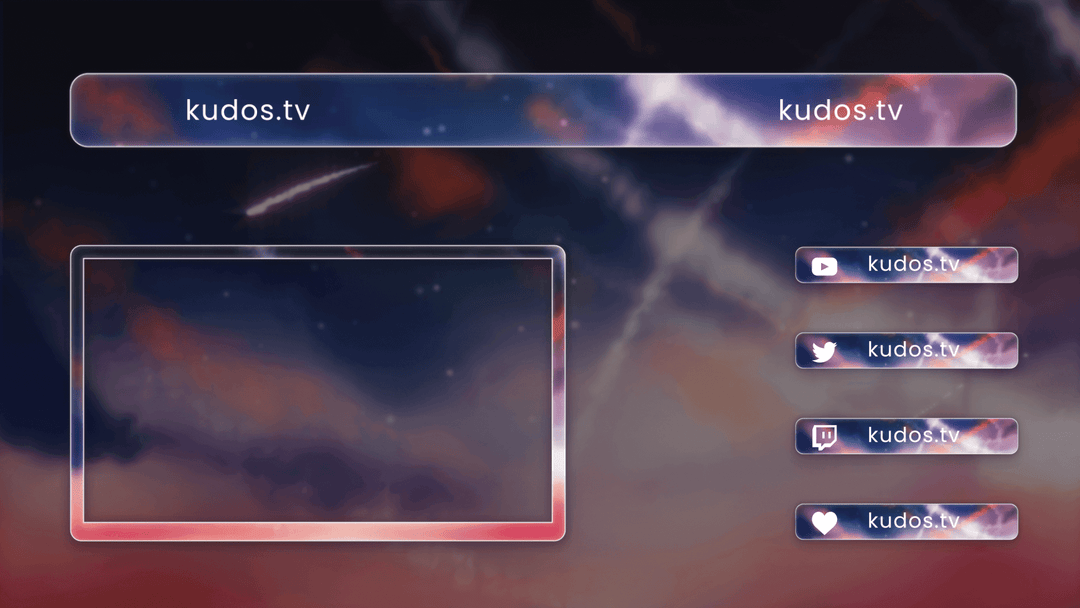 Silhouette — Stream Header, Label and Webcam Overlay Pack for OBS