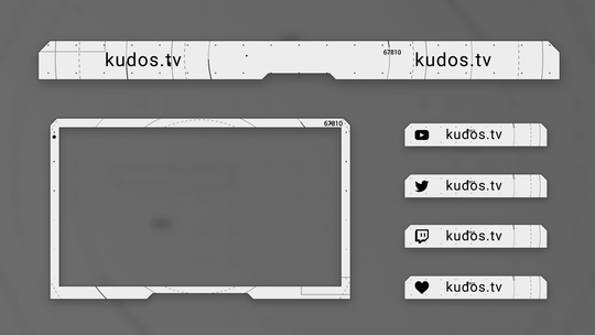 Simplify — Stream Header, Label and Webcam Overlay Pack for OBS