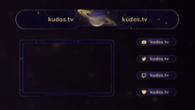 Load image into Gallery viewer, Solar — Stream Header, Label and Webcam Overlay Pack for OBS
