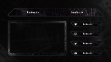 Load image into Gallery viewer, Spider Web — Stream Header, Label and Webcam Overlay Pack for OBS
