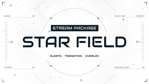 Starfield - Twitch Overlay and Alerts Package for OBS Studio