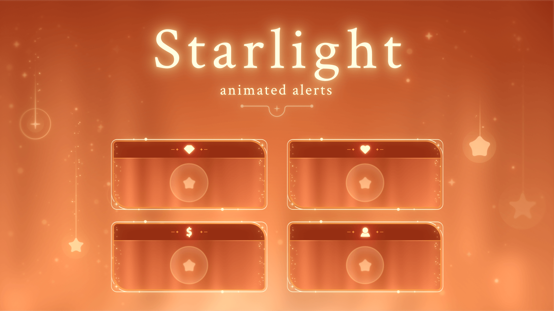 Starlight - Animated Alerts for Twitch, Youtube and Facebook Gaming