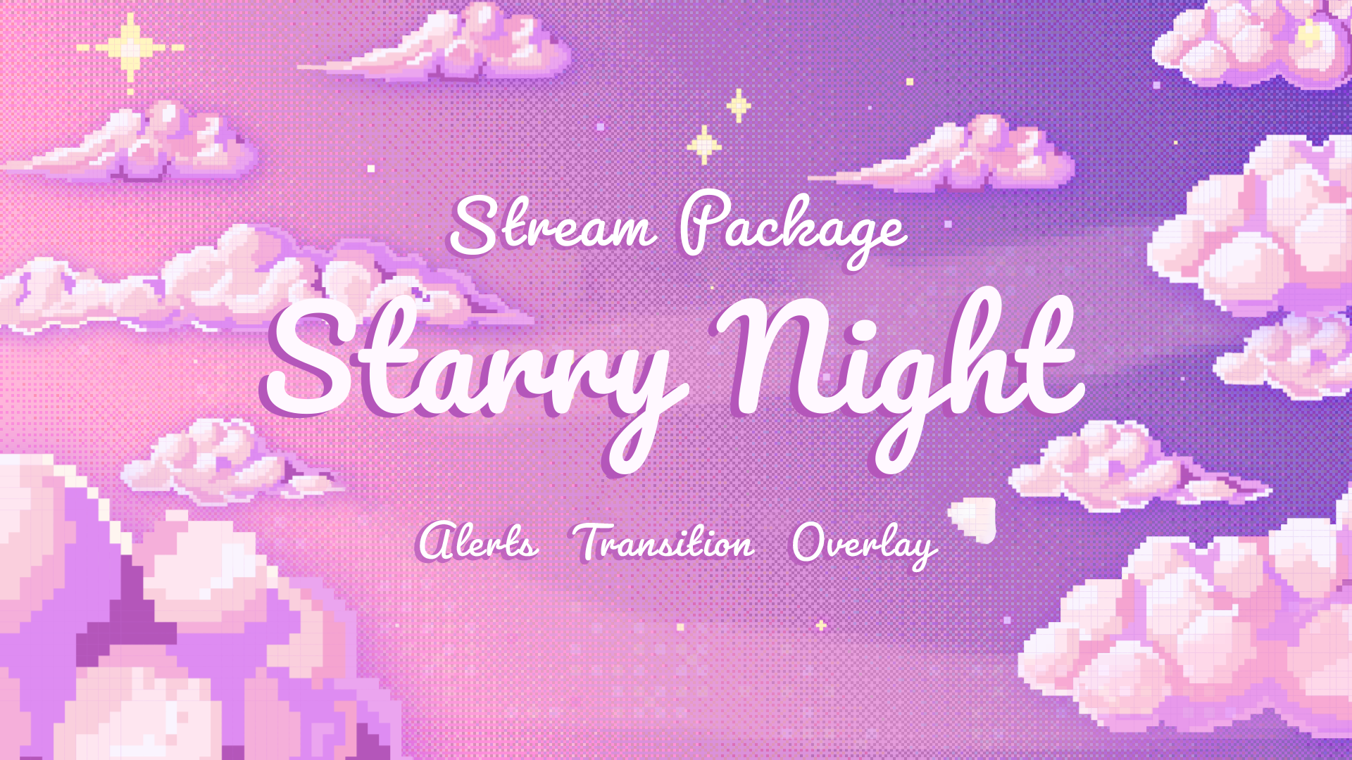 Starry Night - Twitch Overlay and Alerts Package for OBS Studio