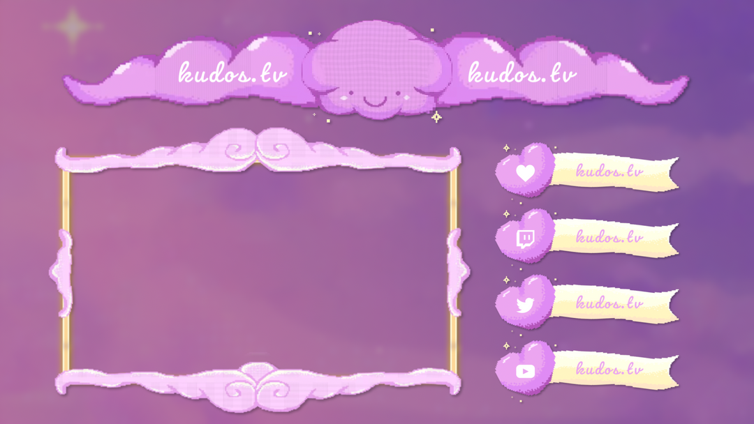 Starry Night - Twitch Overlay and Alerts Package for OBS Studio