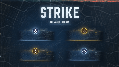 Strike - Animated Alerts for Twitch, Youtube and Facebook Gaming