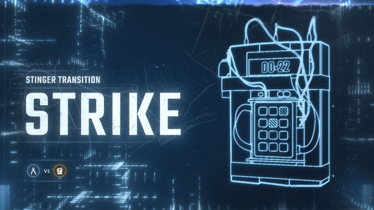 Strike - Stinger Transition for Twitch, Youtube and Facebook