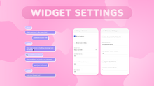 Load image into Gallery viewer, Cute Kawaii Pink Twitch Chat Widget for StreamElements &amp; OBS Studio
