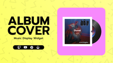 Load image into Gallery viewer, Album Cover Music Display Widget for Twitch &amp; Youtube | All Streaming Platforms Supported
