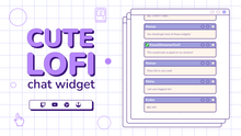 Load image into Gallery viewer, Cute Lofi Twitch Chat Widget for StreamElements &amp; OBS Studio
