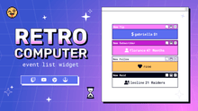 Load image into Gallery viewer, Retro Computer Event List

