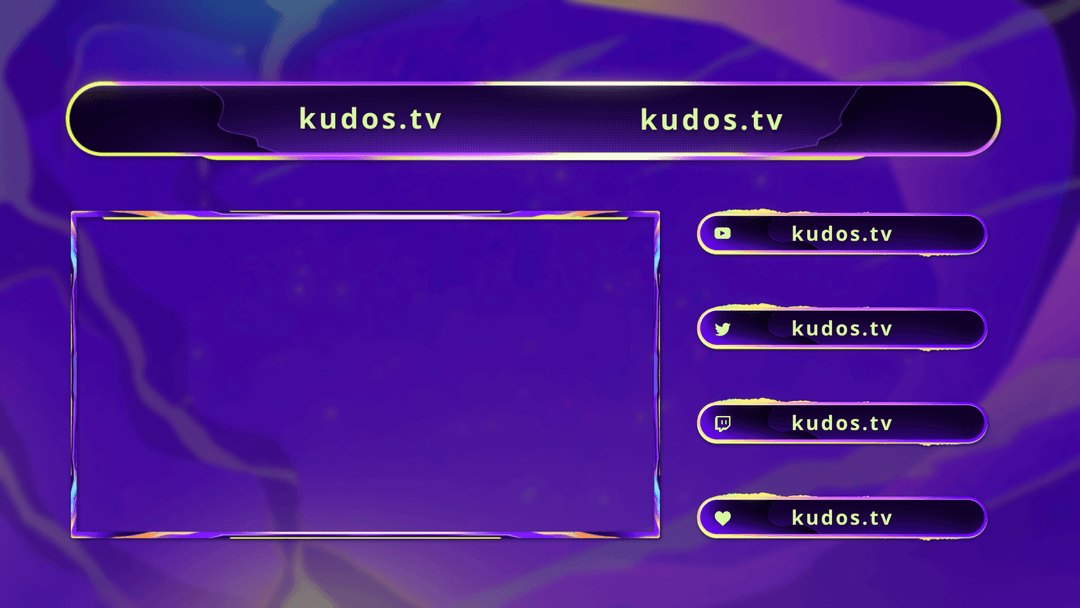 Toxic — Stream Header, Label and Webcam Overlay Pack for OBS