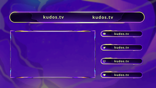 Toxic — Stream Header, Label and Webcam Overlay Pack for OBS