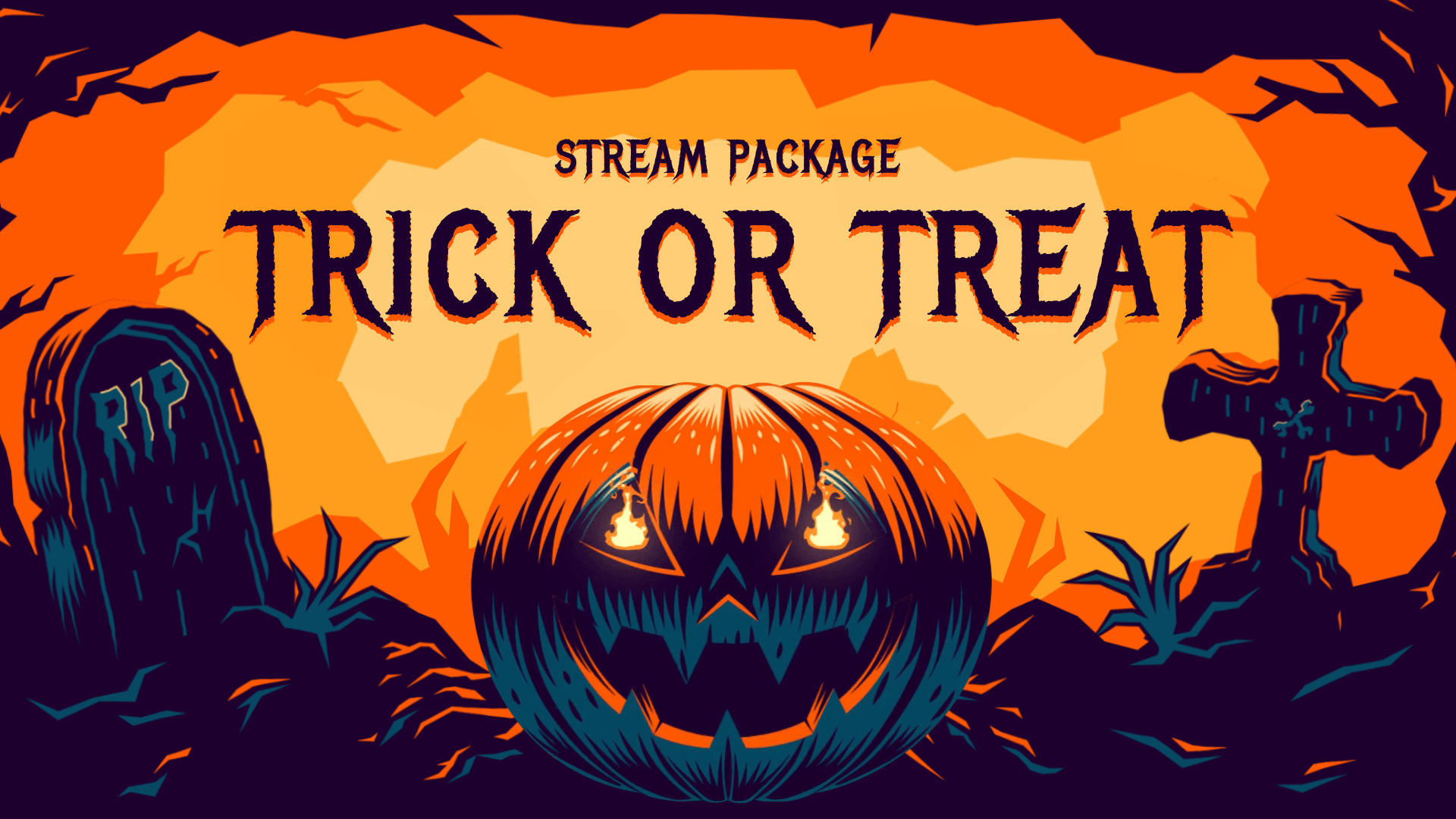 Trick Or Treat - Twitch Overlay and Alerts Package for OBS Studio