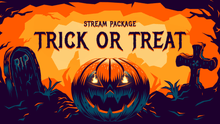 Load image into Gallery viewer, Trick Or Treat - Twitch Overlay and Alerts Package for OBS Studio
