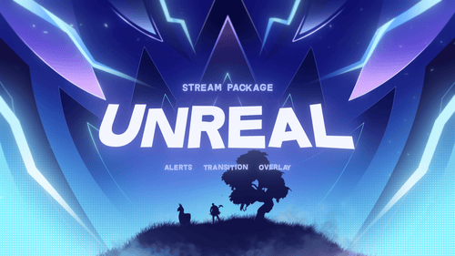 Unreal - Fortnite Twitch Overlay and Alerts Package for OBS Studio