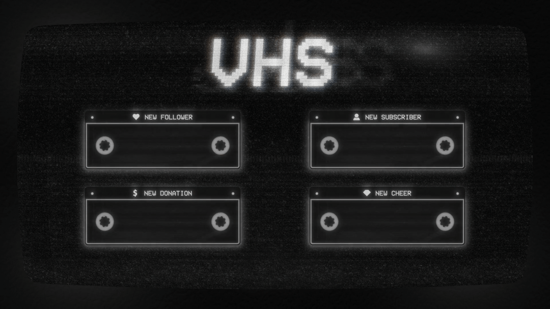 VHS - Animated Alerts for Twitch, Youtube and Facebook Gaming