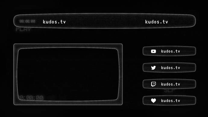 VHS — Stream Header, Label and Webcam Overlay Pack for OBS