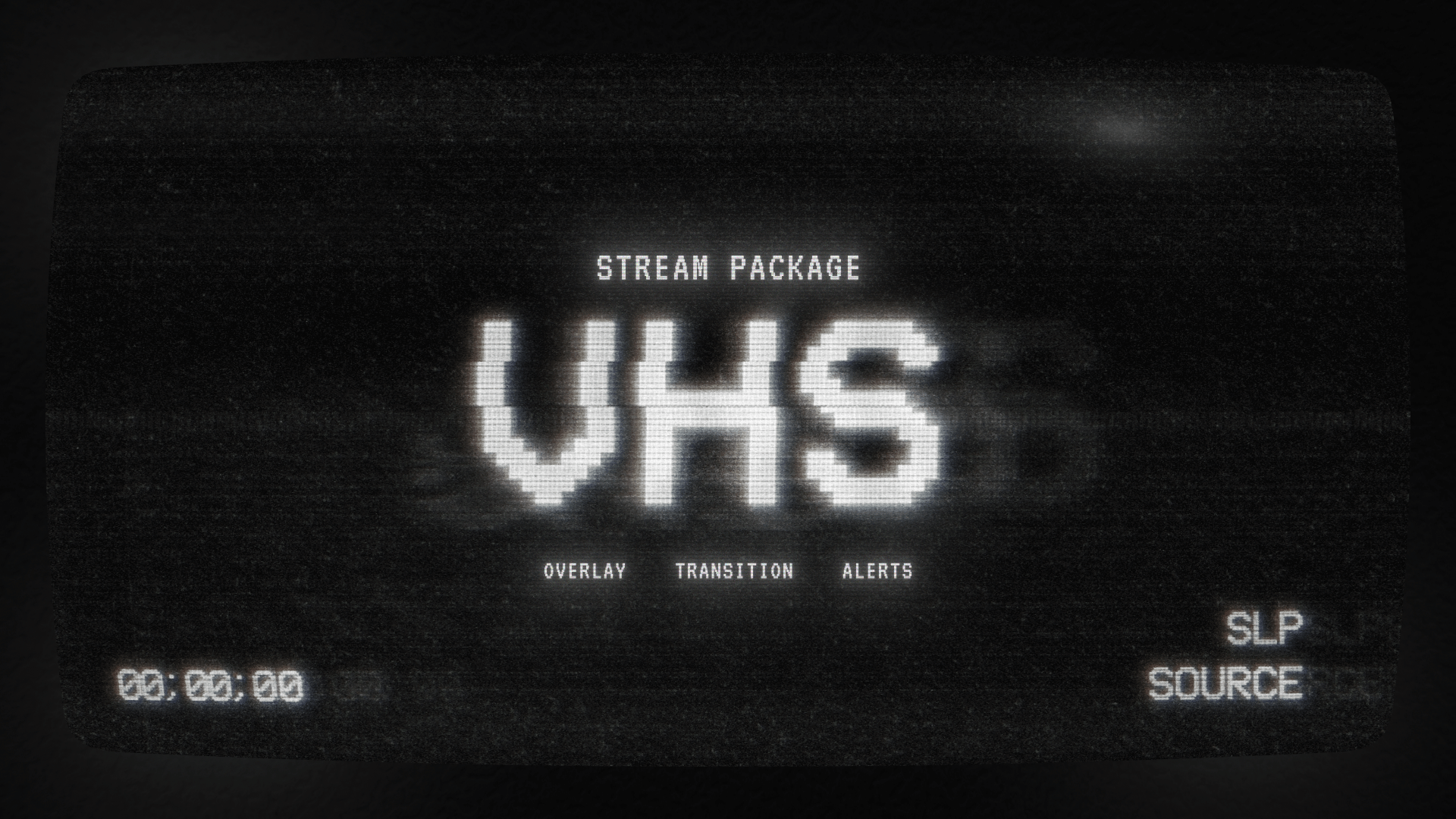 VHS - Twitch Overlay and Alerts Package for OBS Studio