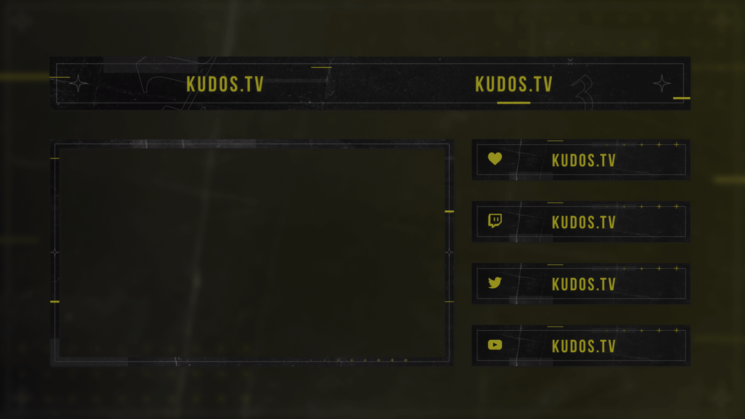 Vice — Stream Header, Label and Webcam Overlay Pack for OBS
