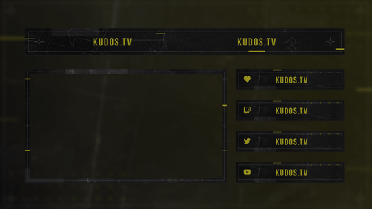 Vice — Stream Header, Label and Webcam Overlay Pack for OBS