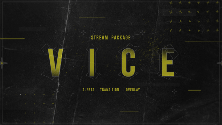 Vice - Twitch Overlay and Alerts Package for OBS Studio