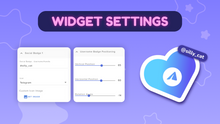 Load image into Gallery viewer, Badge Social Rotator Widget for Twitch &amp; YouTube – Animated Social Overlay for OBS &amp; StreamElements
