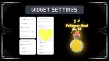 Load image into Gallery viewer,  Pixel Potion Goal Widget for Twitch – Retro Minecraft Stream Goal Overlay for OBS Studio, StreamElements &amp; YouTube
