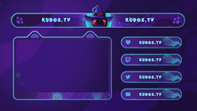 Load image into Gallery viewer, Witchy Kitten — Stream Header, Label and Webcam Overlay Pack for OBS
