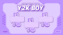 Load image into Gallery viewer, Y2K Boy - Animated Alerts for Twitch, Youtube and Facebook Gaming
