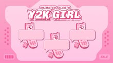 Load image into Gallery viewer, Y2K Girl — Animated Alerts for Twitch, Youtube and Facebook Gaming
