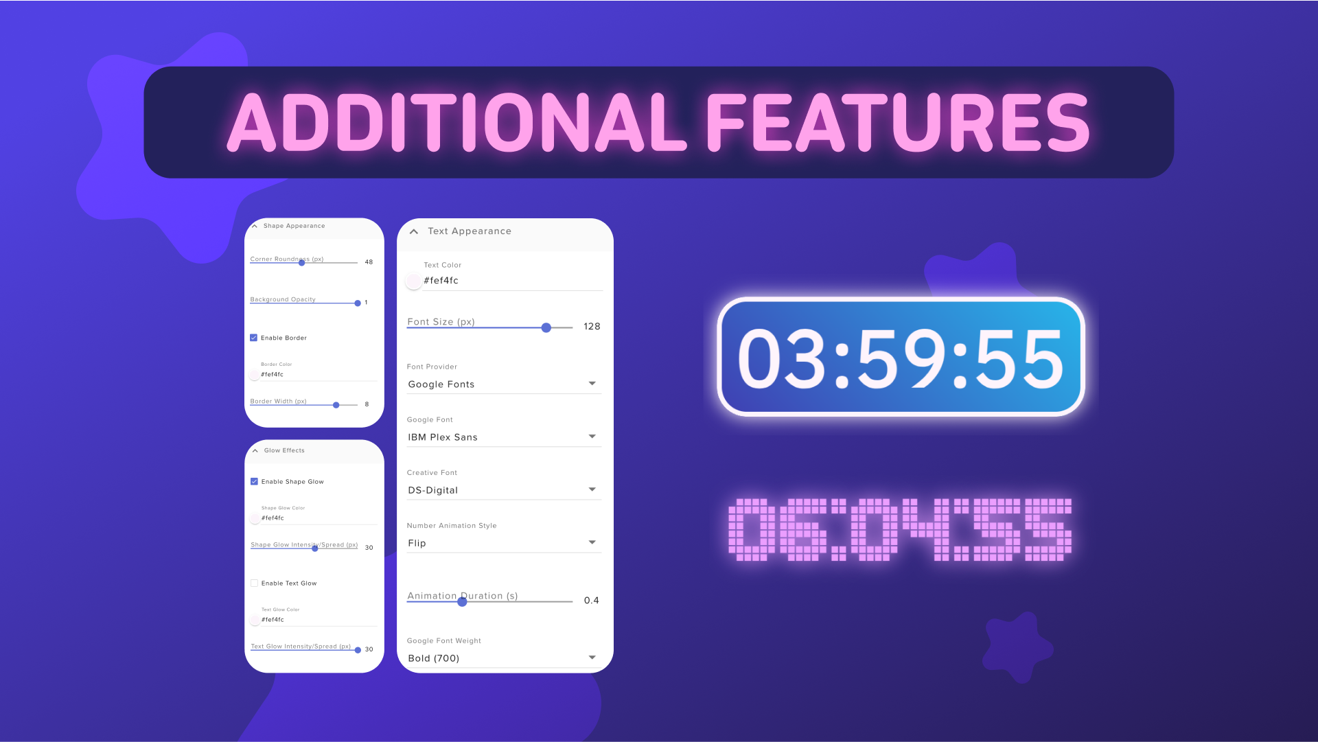 Twitch Countdown Timer Widget for StreamElements & OBS Studio
