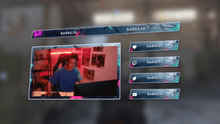 Load and play video in Gallery viewer, Gaming Zone — Stream Header, Label and Webcam Overlay Pack for OBS
