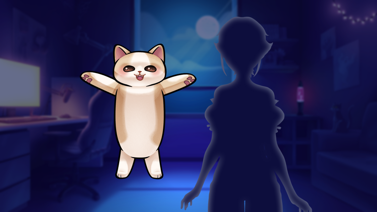 Happy Happy Cat Stream Decorations for Streamlabs, StreamElements, and OBS