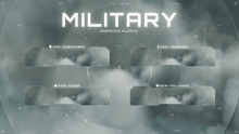 Load and play video in Gallery viewer, Military - Twitch Overlay and Alerts Package for OBS Studio
