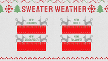 Load and play video in Gallery viewer, Sweater Weather - Animated Alerts for Twitch and Youtube
