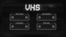 Load and play video in Gallery viewer, VHS - Twitch Overlay and Alerts Package for OBS Studio
