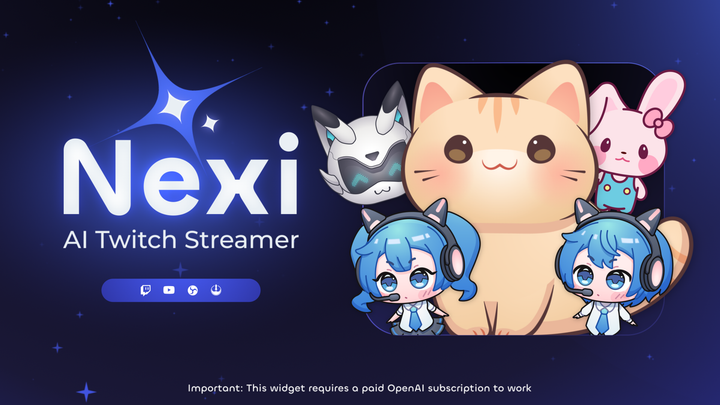 Nexi - AI Streamer Widget for Twitch & YouTube (StreamElements)