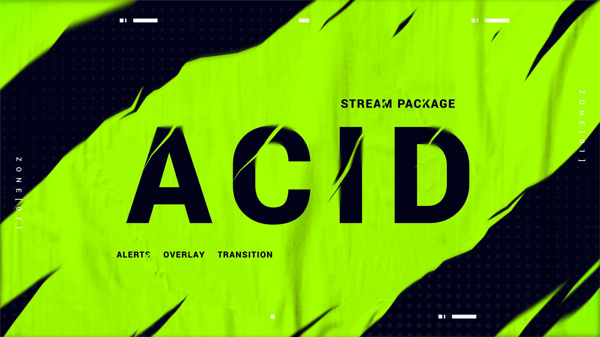 Acid - Twitch Overlay and Alerts Package for OBS Studio