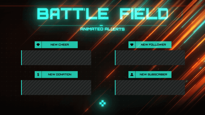 Battlefield 2042 - Animated Alerts for Twitch, Youtube and Facebook
